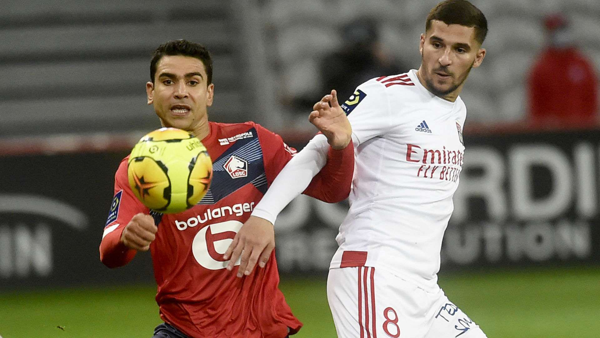 Benjamin Andre Houssem Aouar Lille Lyon Ligue 1 01112020
