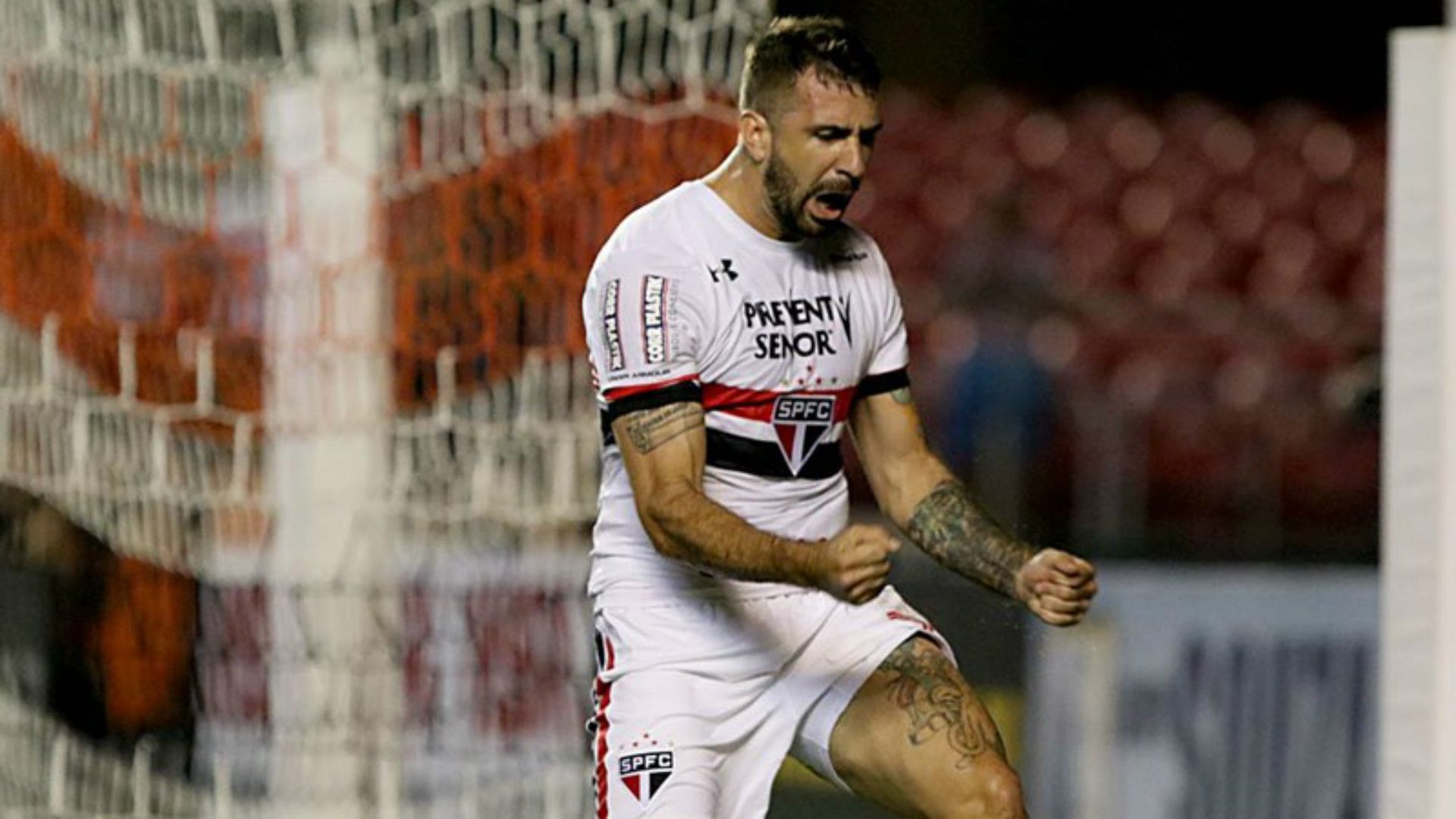 Lucas Pratto - São Paulo - 21/02/2017