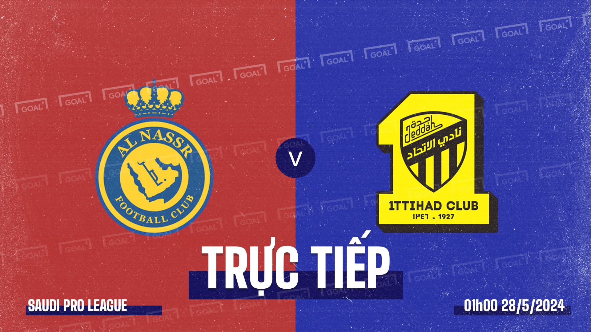 Al Nassr - Al Ittihad Saudi Pro League 2023/24 GFX