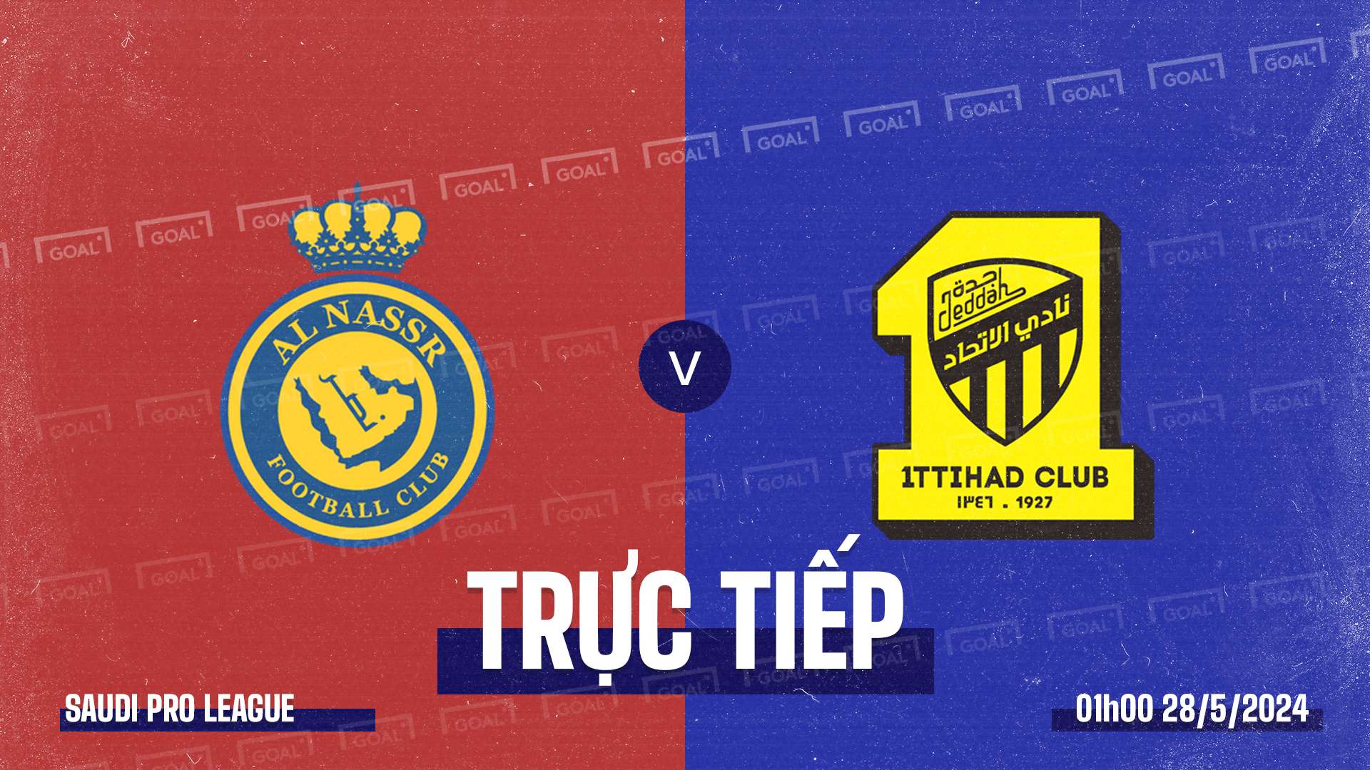 Al Nassr - Al Ittihad Saudi Pro League 2023/24 GFX