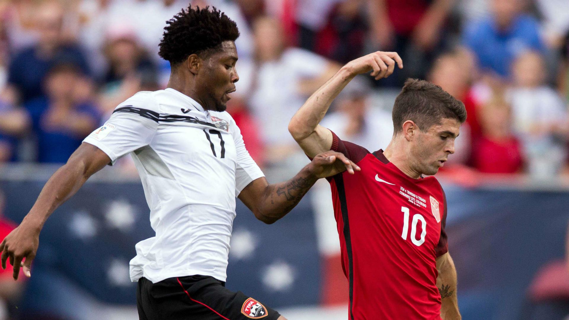 Mekeil Williams Christian Pulisic Trinidad United States 060817