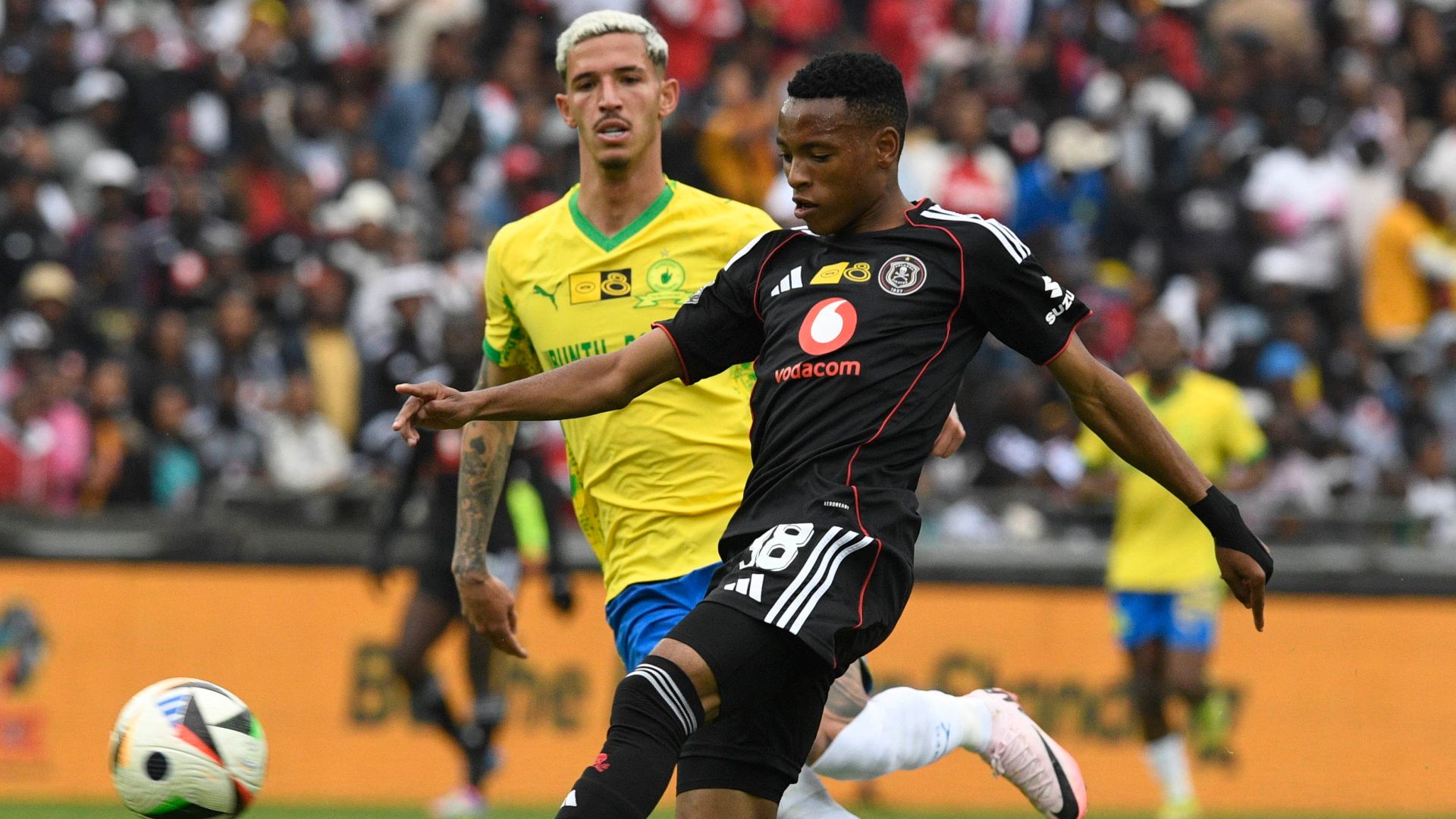 Relebohile Mofokeng & Arthur Sales, Orlando Pirates vs Mamelodi Sundowns, August 2025