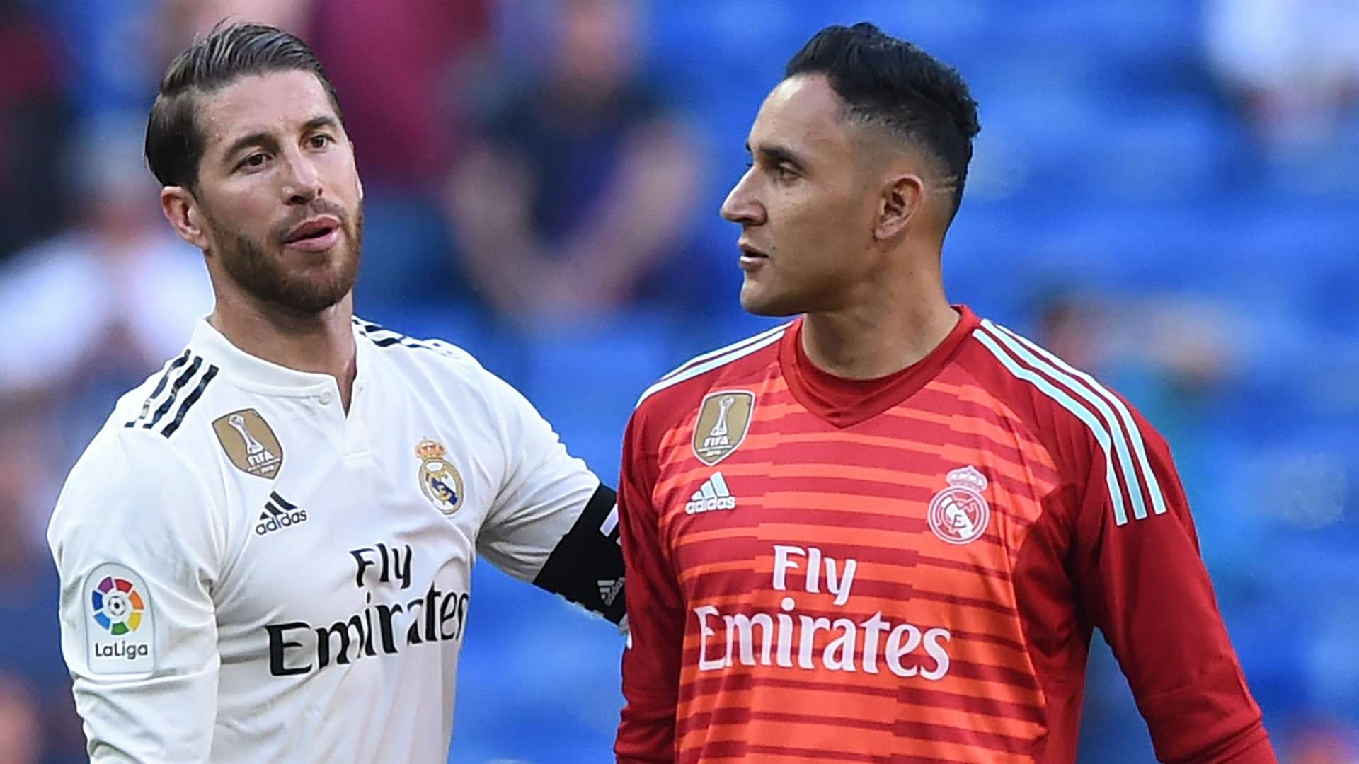 SERGIO RAMOS KEYLOR NAVAS REAL MADRID