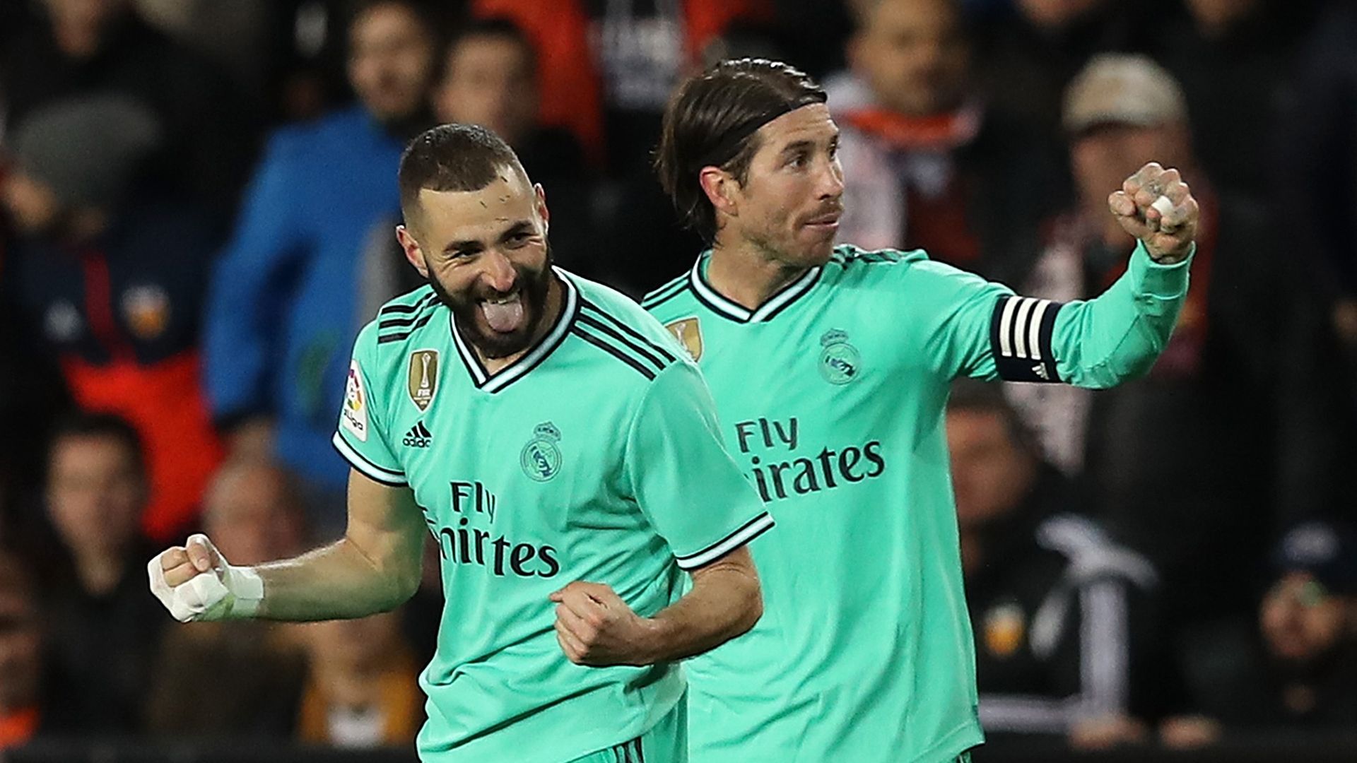 Karim Benzema Sergio Ramos Real Madrid
