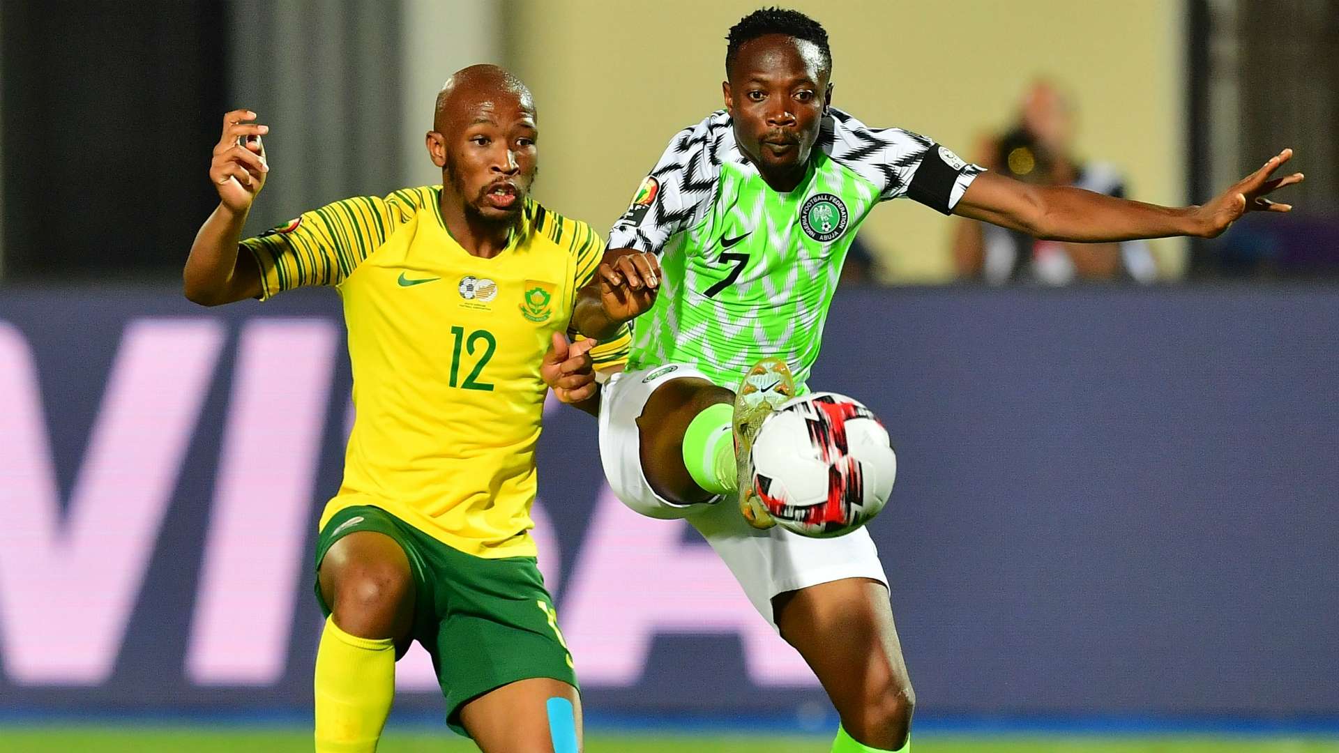 Ahmed Musa and Kamohelo Mokotjo - Nigeria vs. South Africa