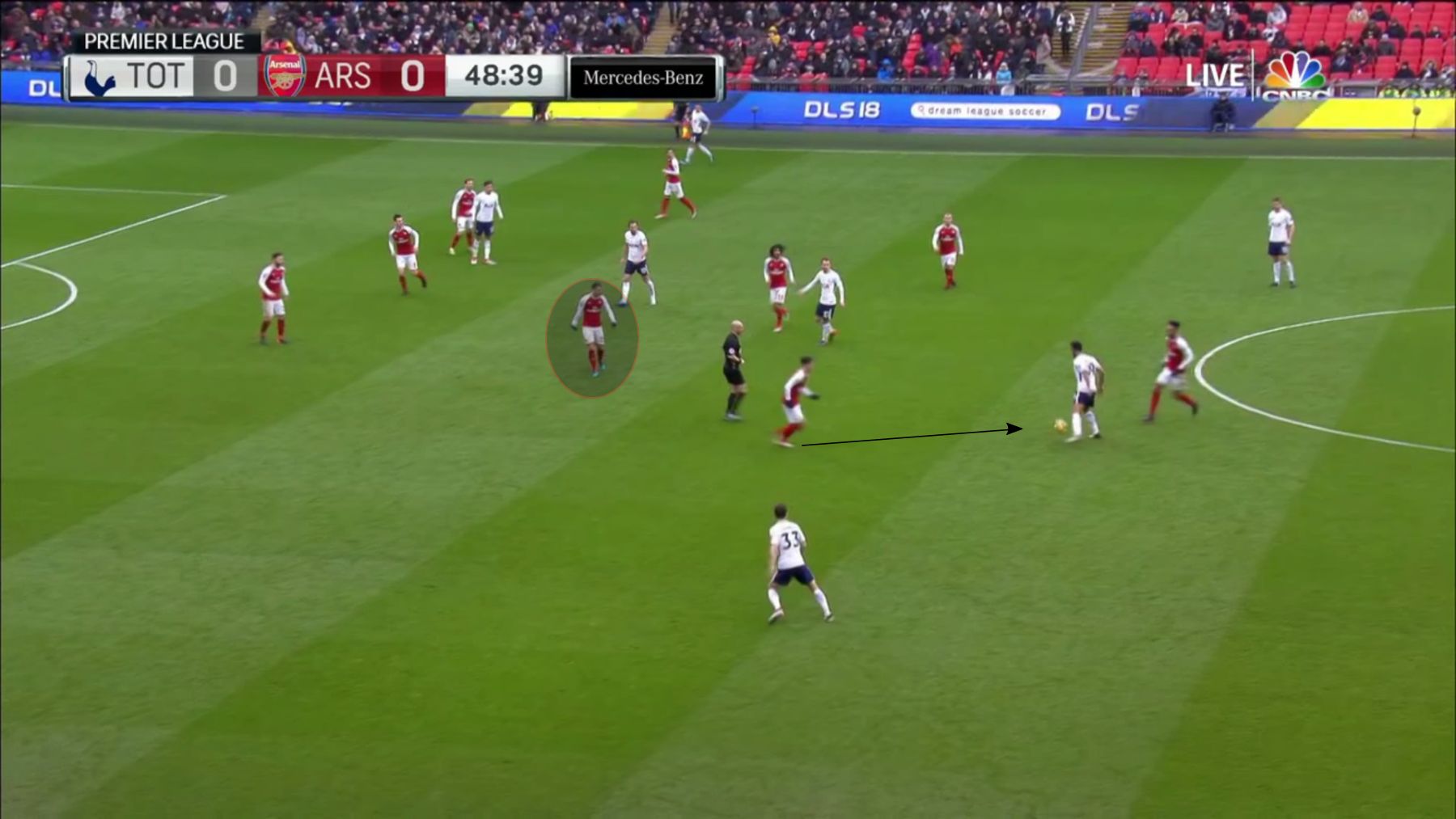 Arsenal Spurs 9.