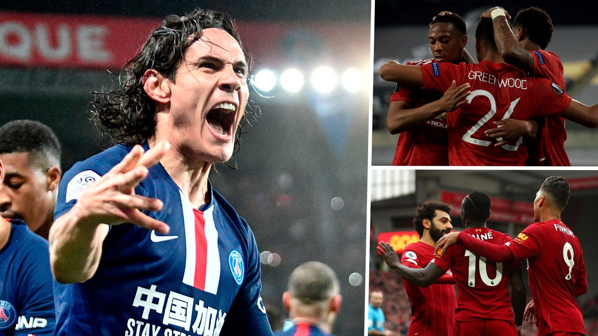 Edinson Cavani Manchester United Liverpool