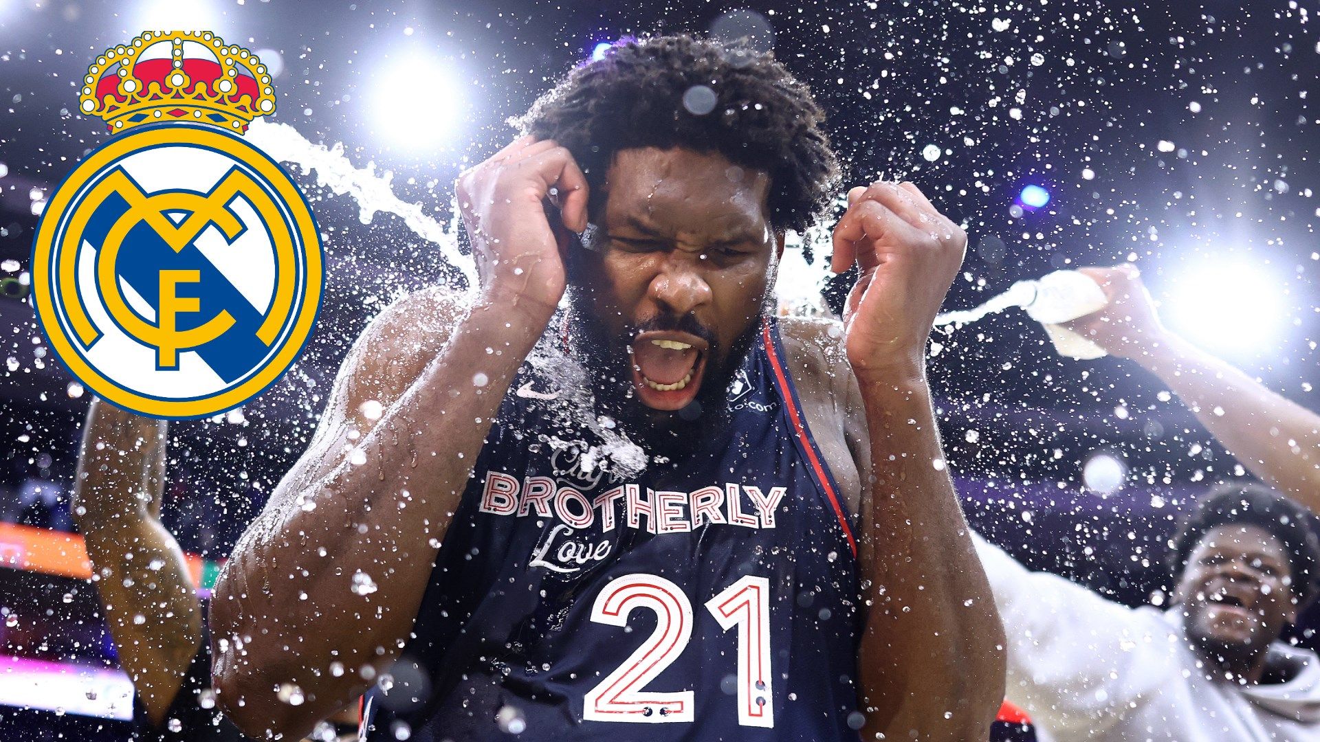 Joel Embiid Real Madrid badge 