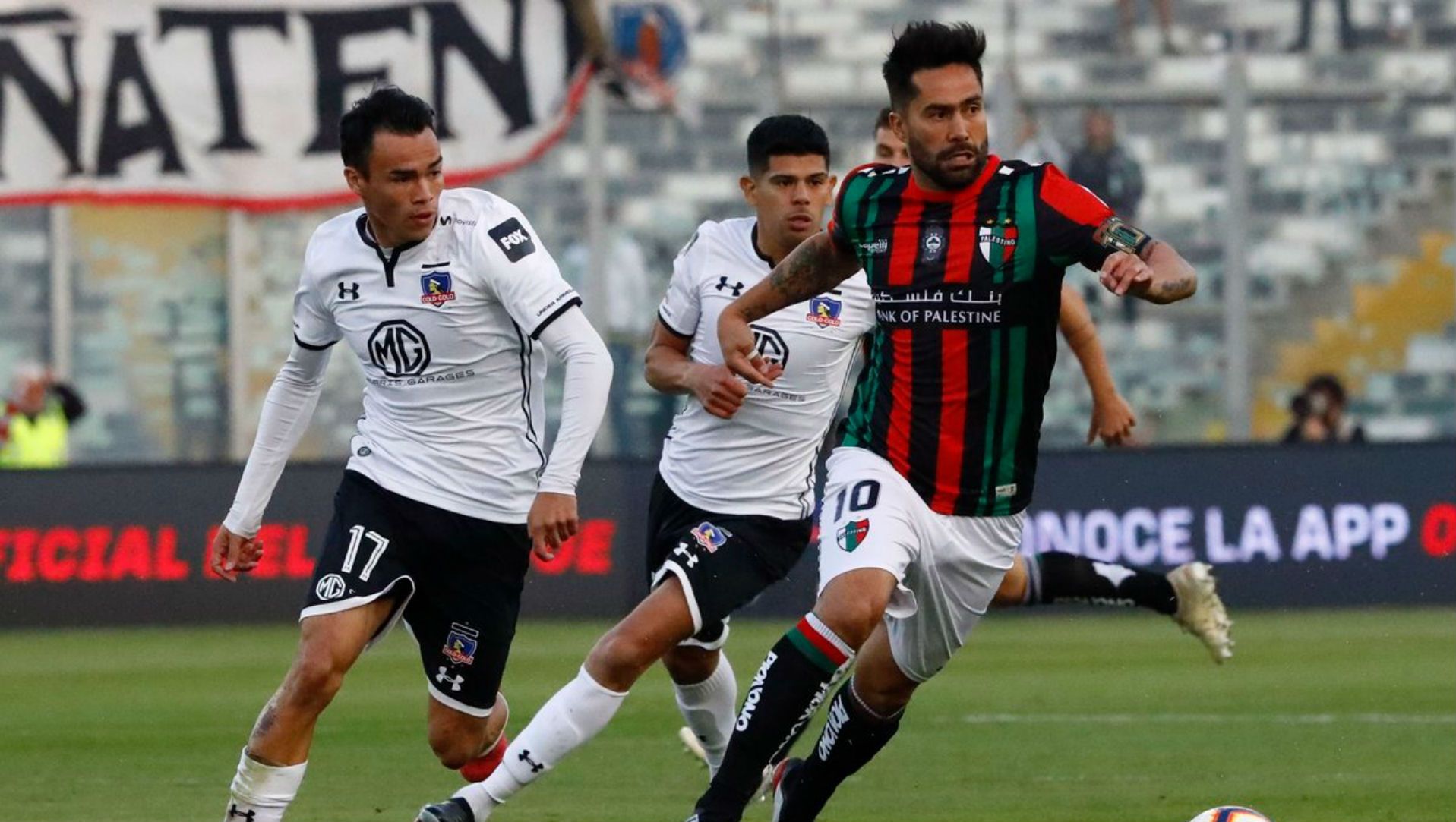 110519 Colo Colo Palestino Luis Jiménez Gabriel Suazo Esteban Pavez