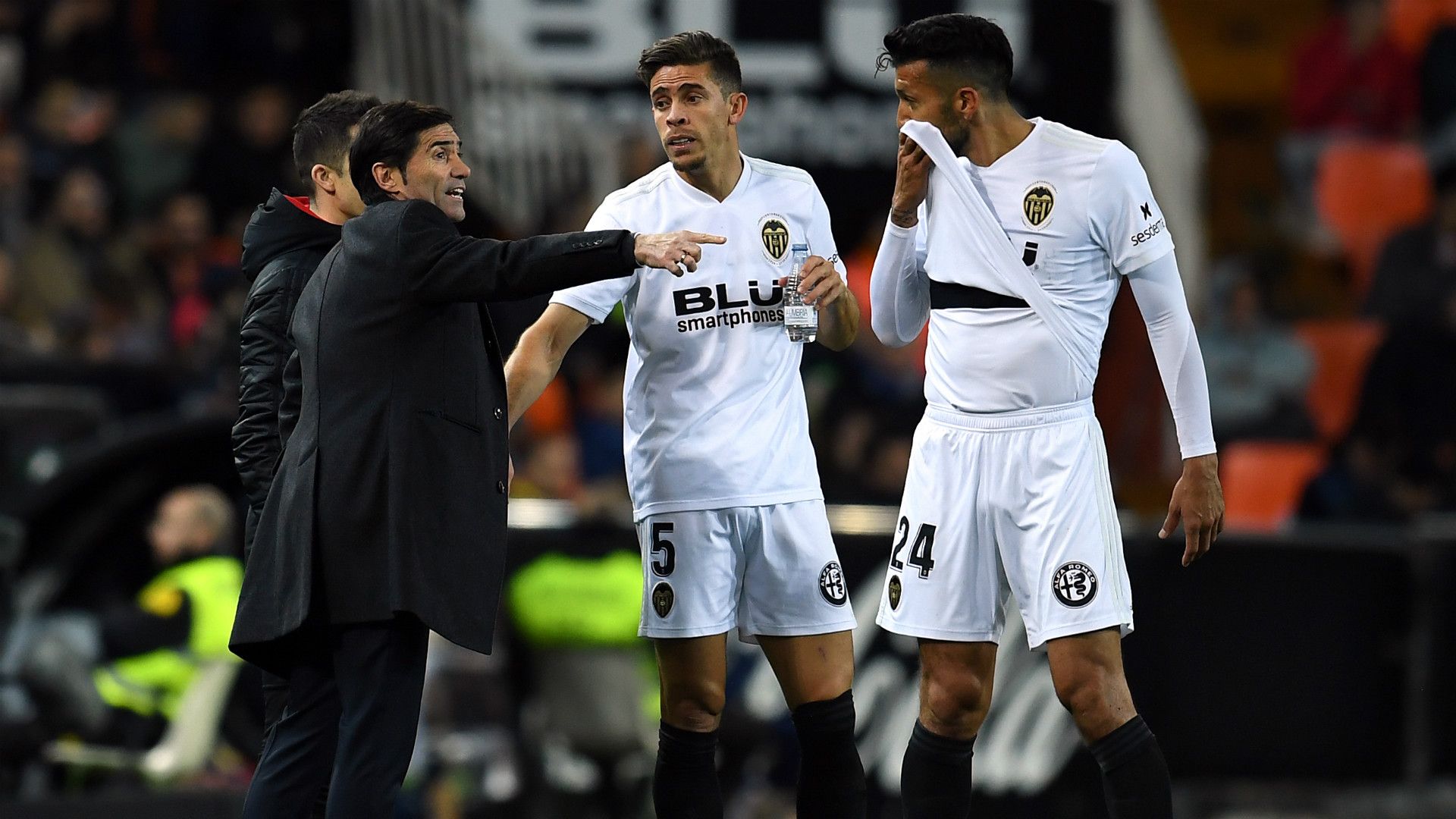 Marcelino, Ezequiel Garay and Gabriel, Valencia, 2019