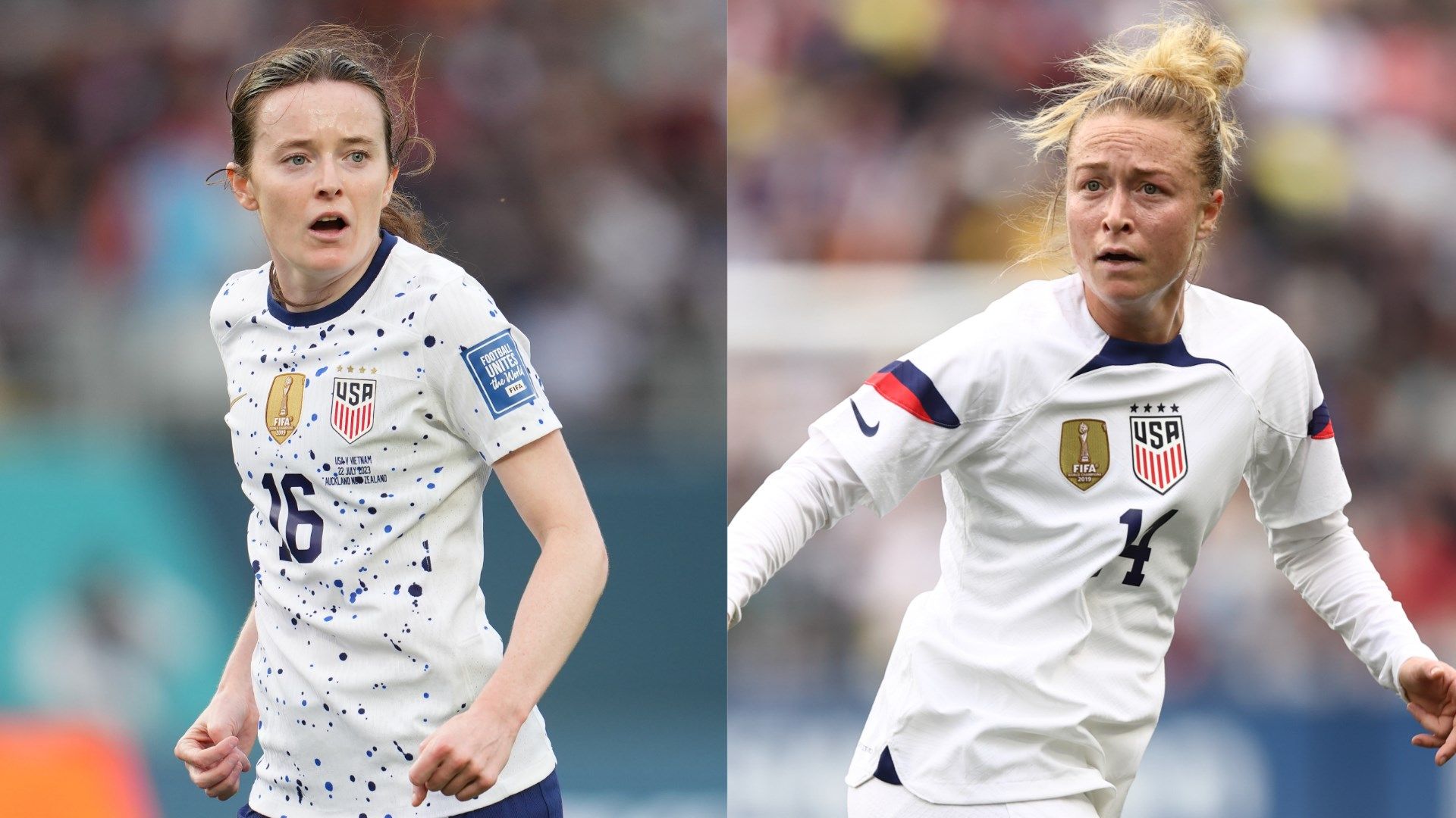 Rose Lavelle Emily Sonnett split