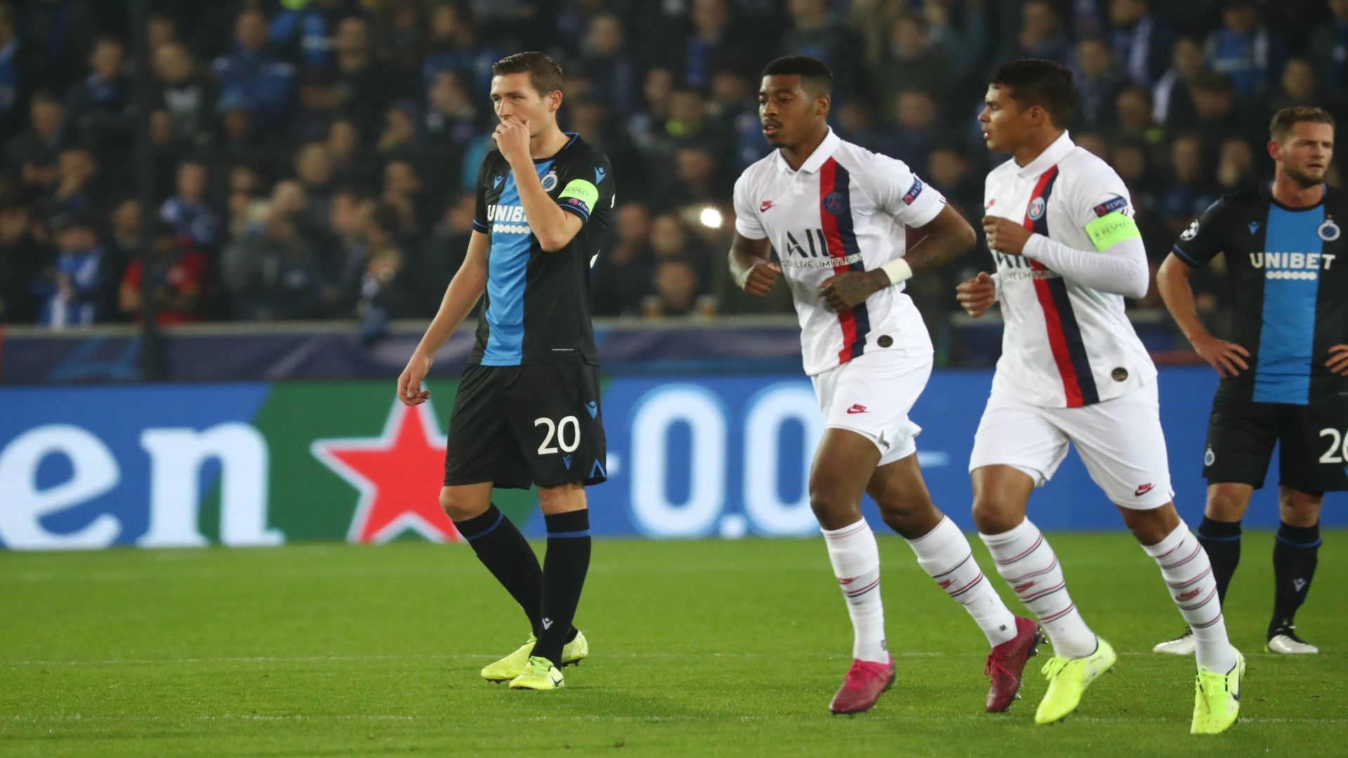 Hans Vanaken Presnel Kimpembe Bruges PSG Champions League 22102019