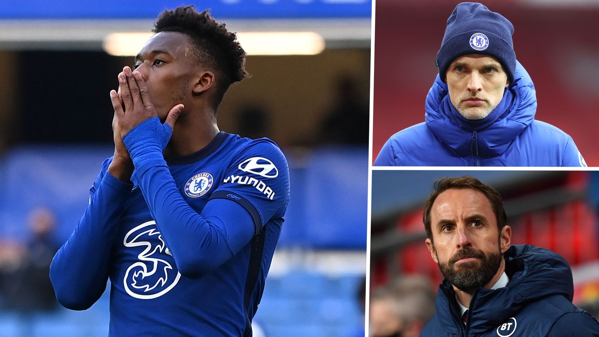 Callum Hudson-Odoi Tuchel Southgate GFX