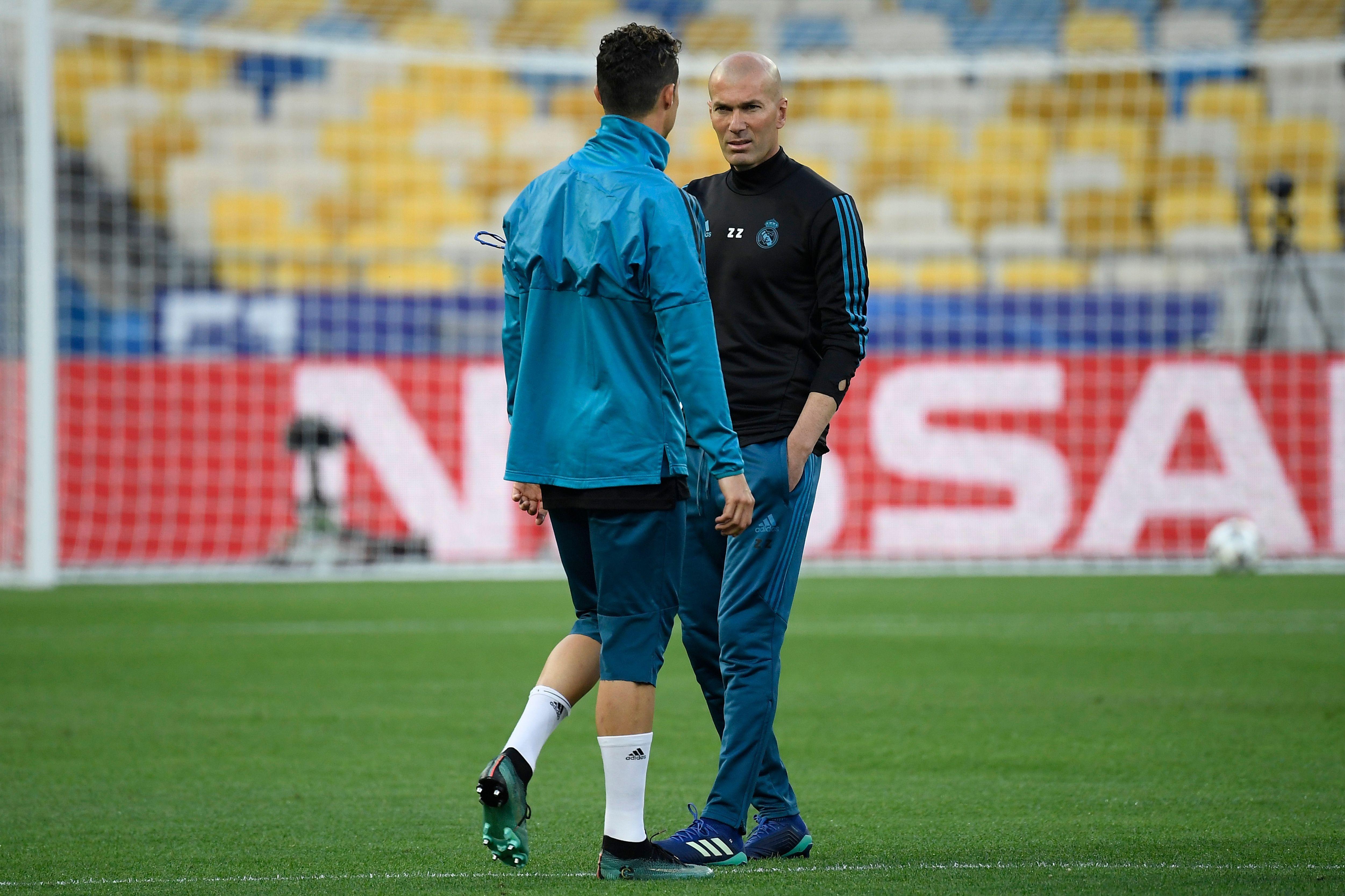Cristiano Ronaldo Zinedine Zidane UEFA Champions League final