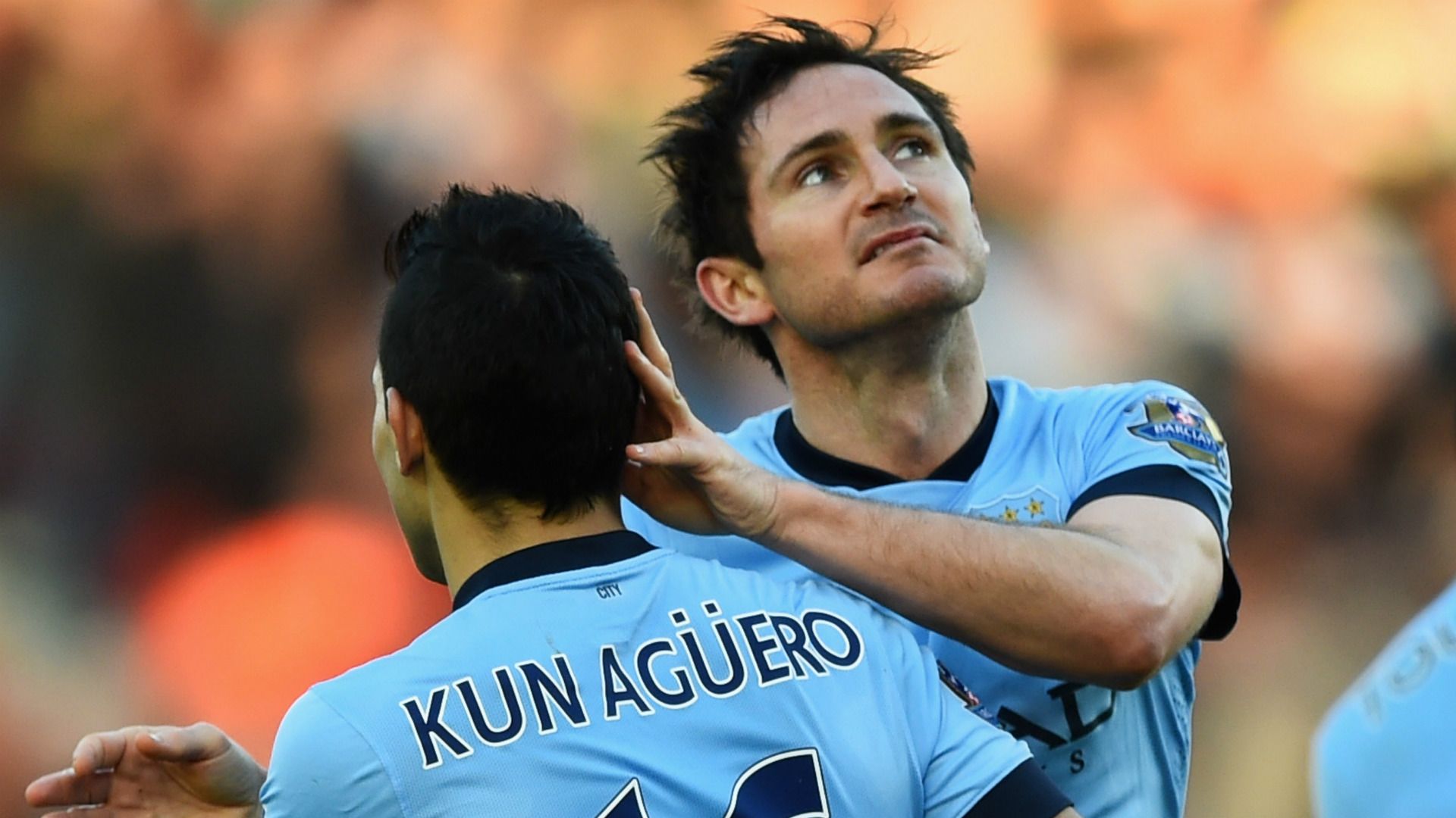 Sergio Aguero Frank Lampard Manchester City