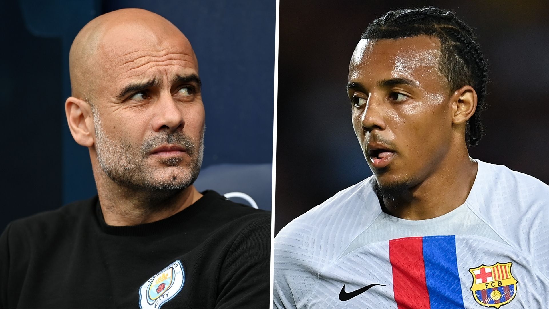 Pep Guardiola Jules Kounde