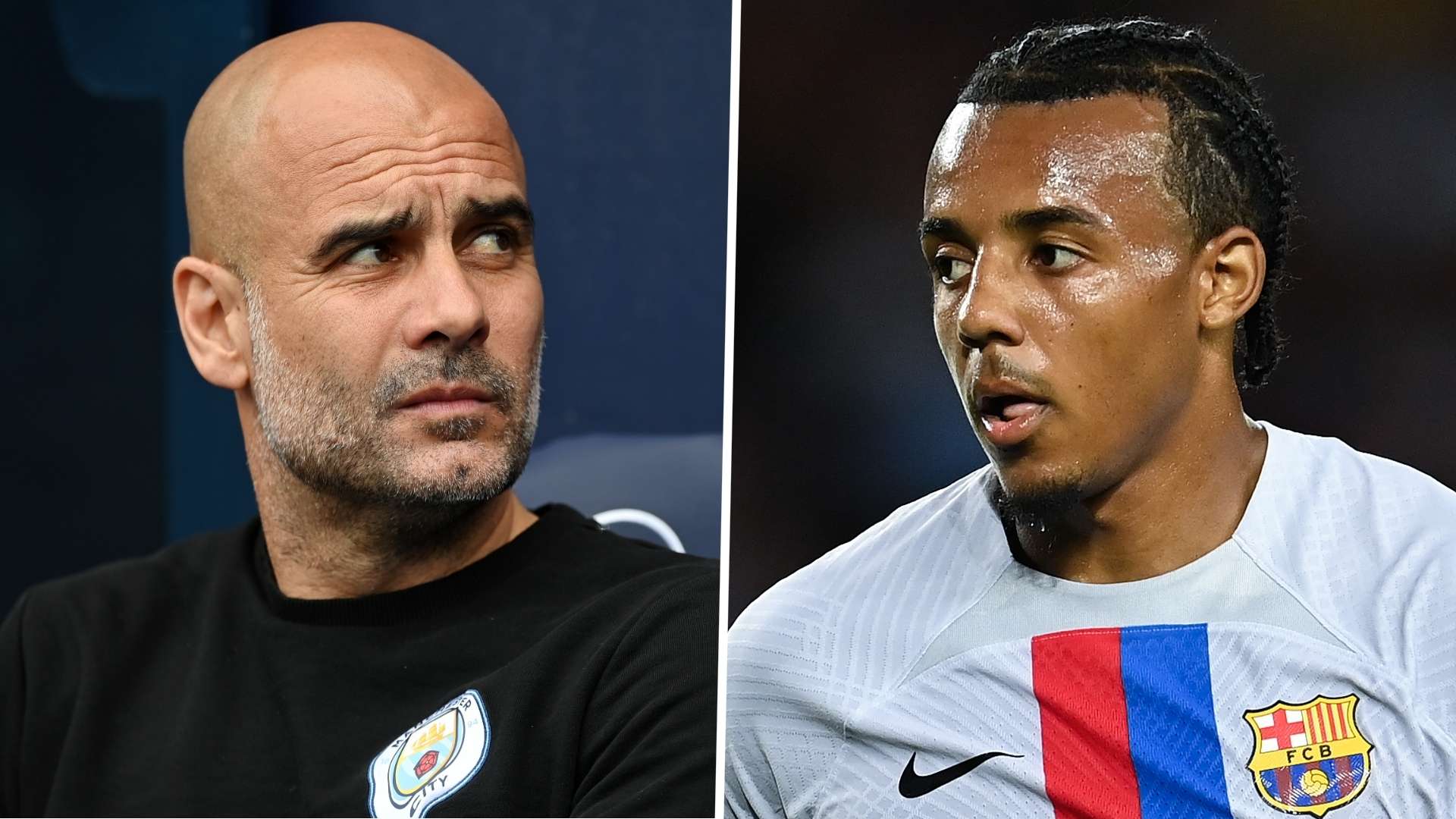 Pep Guardiola Jules Kounde