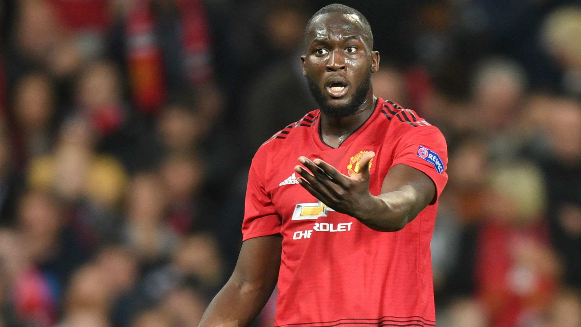 Romelu Lukaku Manchester United Champions League 23102018