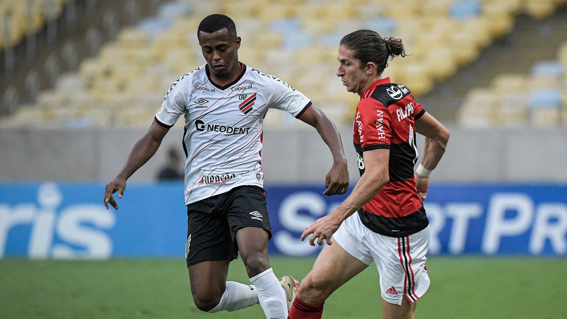 Carlos Eduardo, Filipe Luís, Flamengo x Athletico, Brasileirão, 03102021