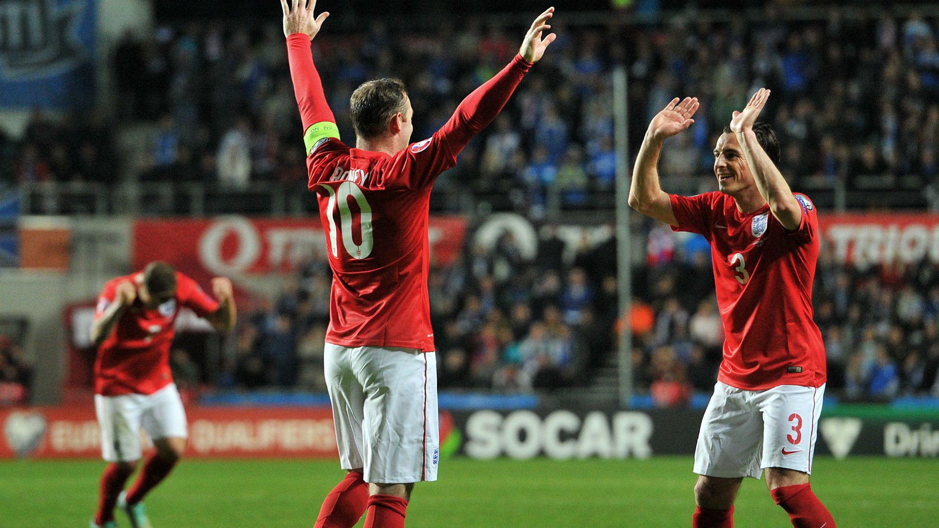 Wayne Rooney Leighton Baines England Estonia