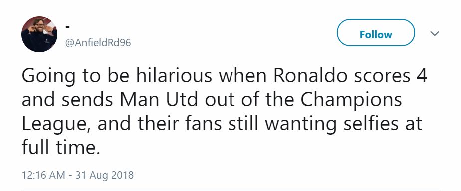 Reaction UCL 2018-19 Draw