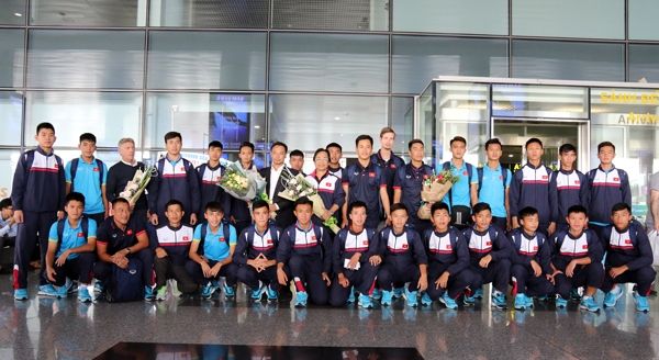 U16 Việt Nam về nước 26/9