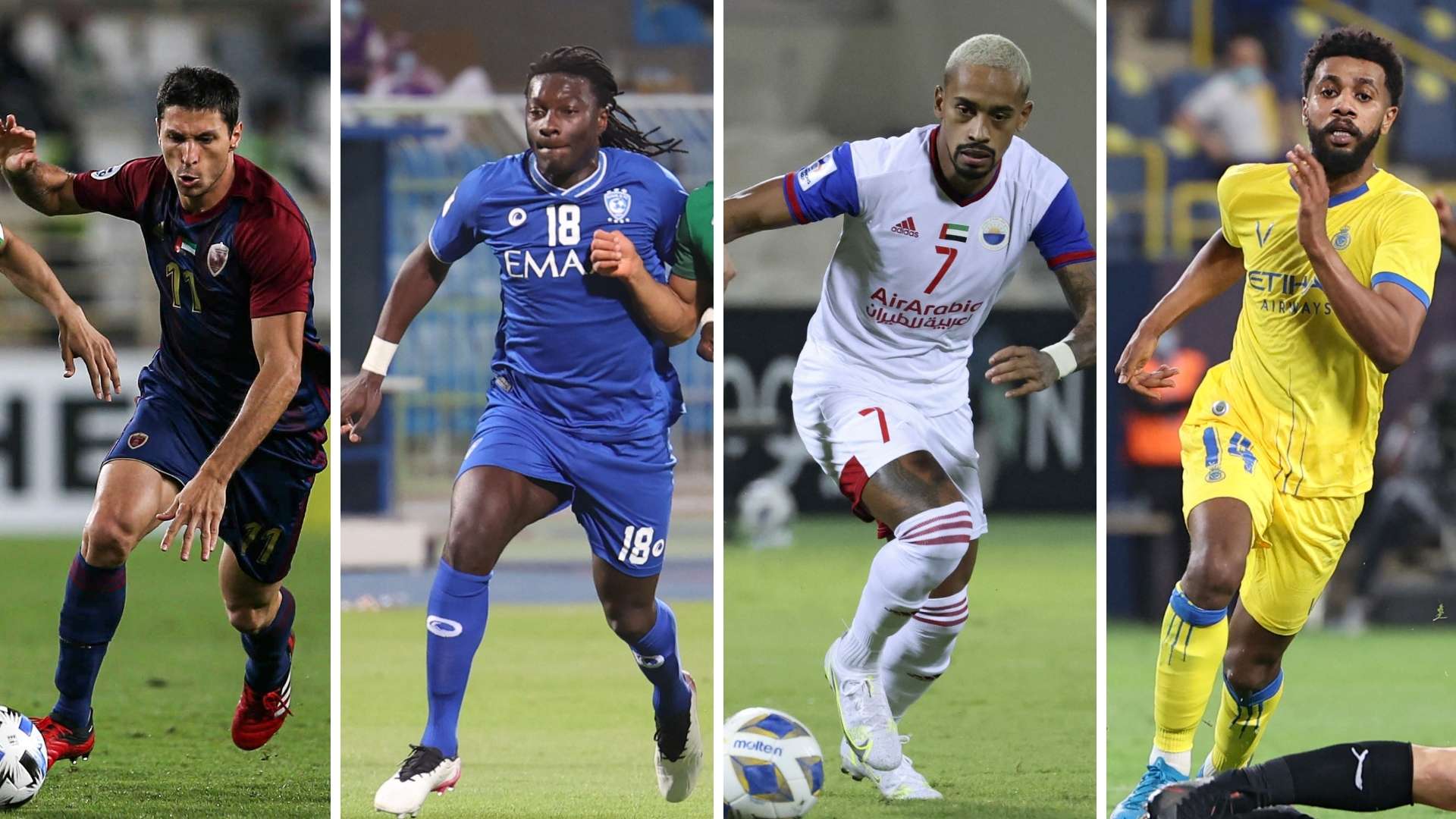 الهلال - الوحدة - النصر - الشارقة