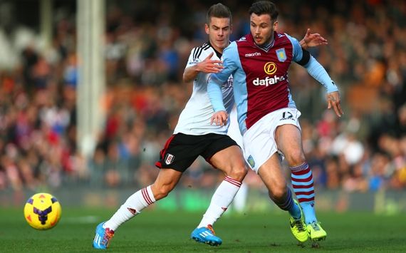 Chris Herd Fulham v Aston Villa English Premier League 12082013