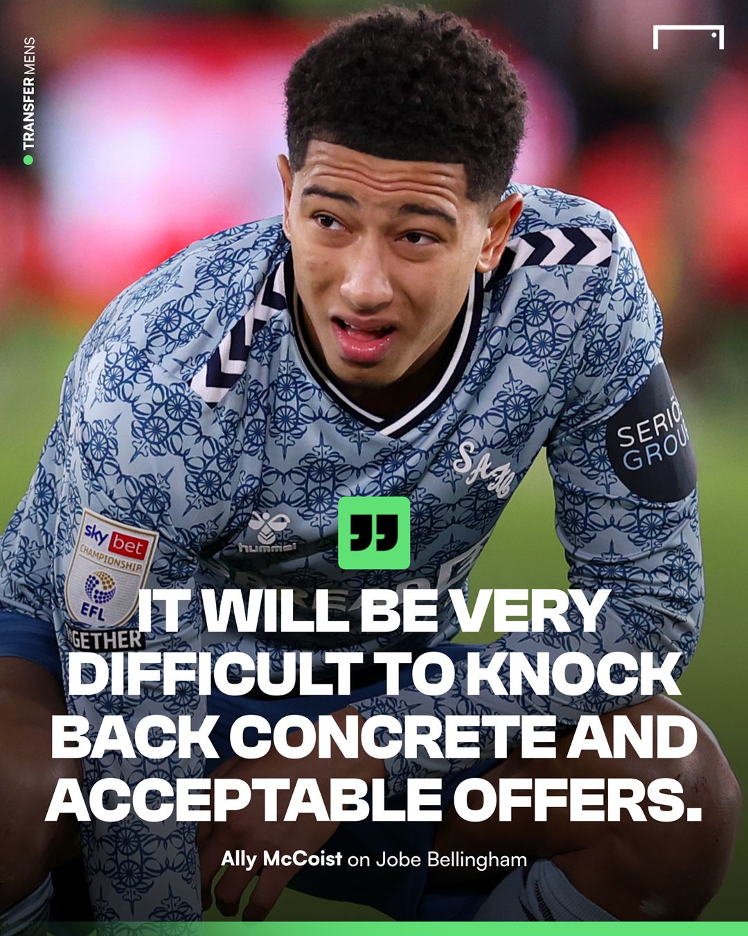 Jobe Bellingham Ally McCoist offers