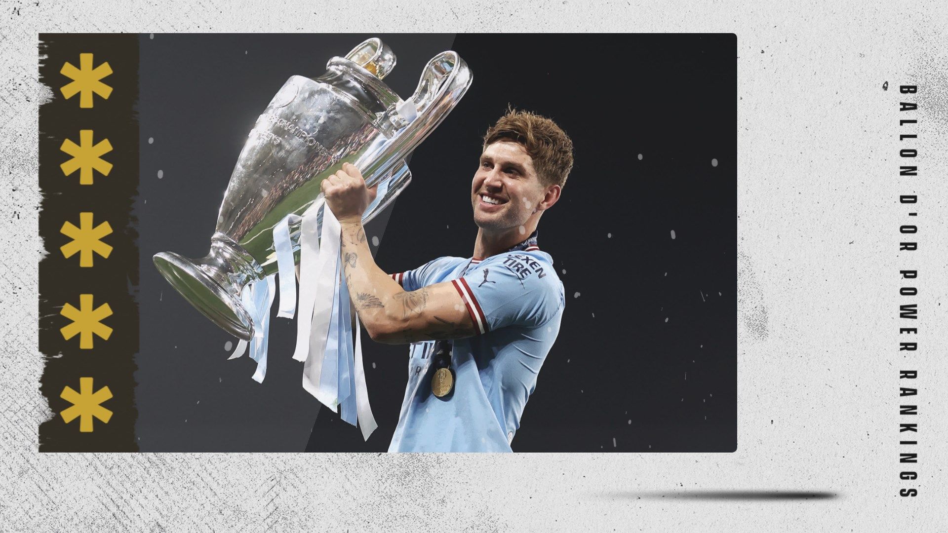 John Stones Ballon d'Or Rankings GFX