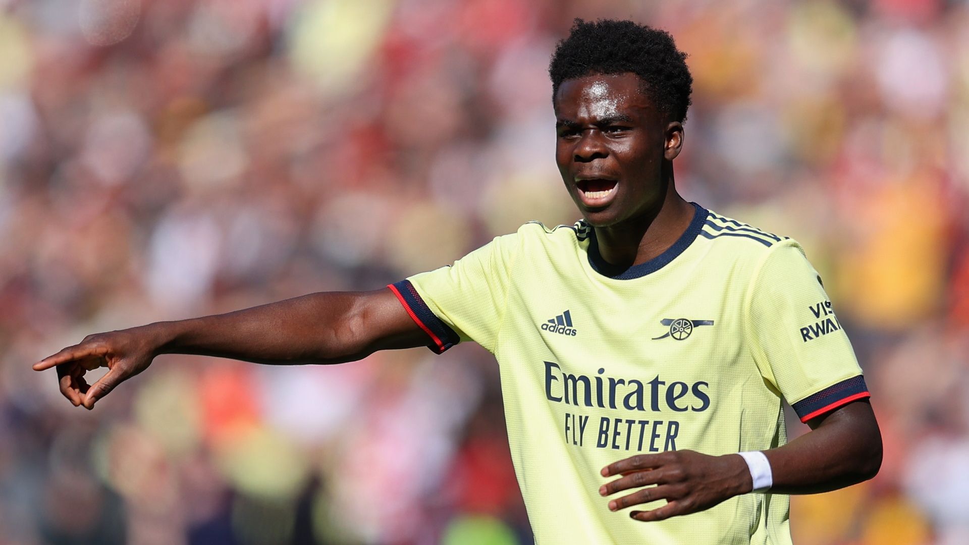 Bukayo Saka, Arsenal away, Premier League 2021-22