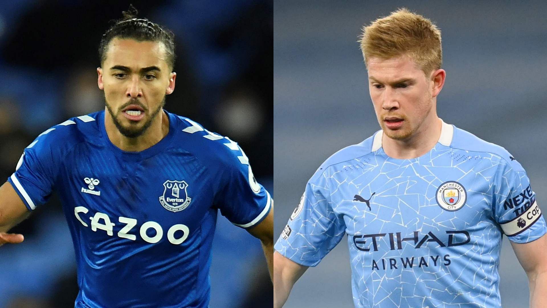 Calvert-Lewin Everton De Bruyne Manchester City 2020-21