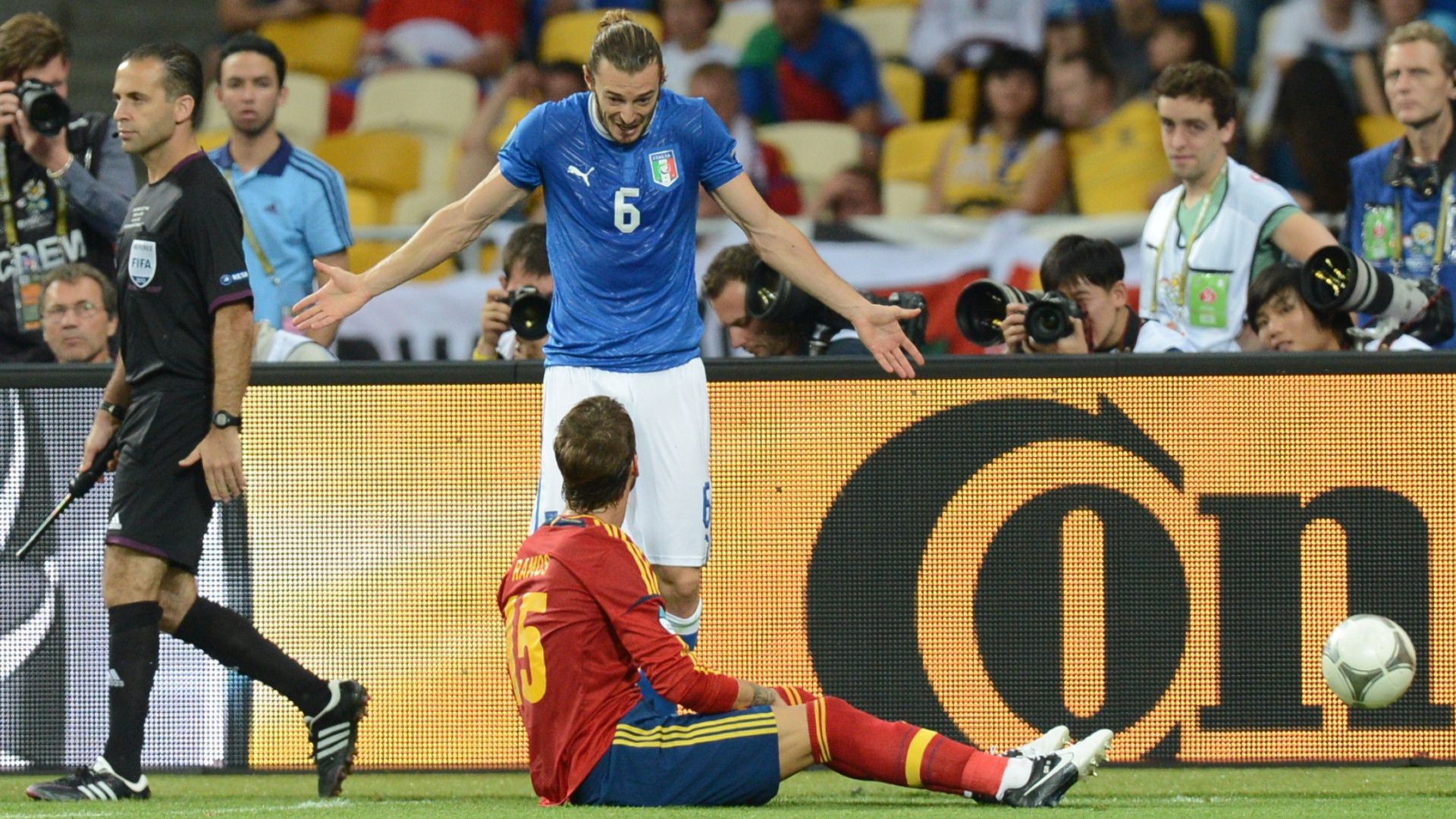 Federico Balzaretti Sergio Ramos Spain Italy Euro 2012