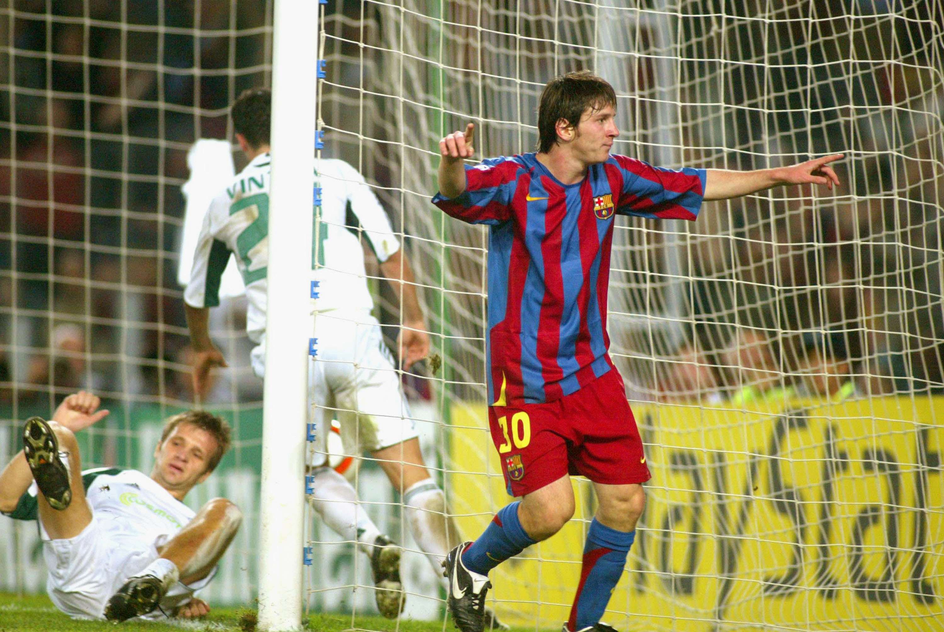 Lionel Messi Panathinaikos 02112005