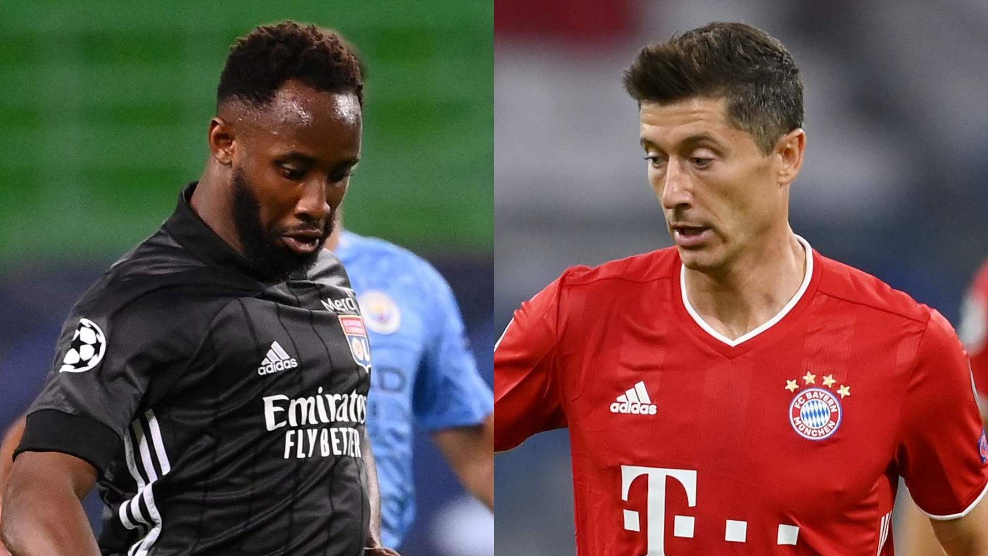 Moussa Dembele Lyon Robert Lewandowski Bayern Munchen 2019-20