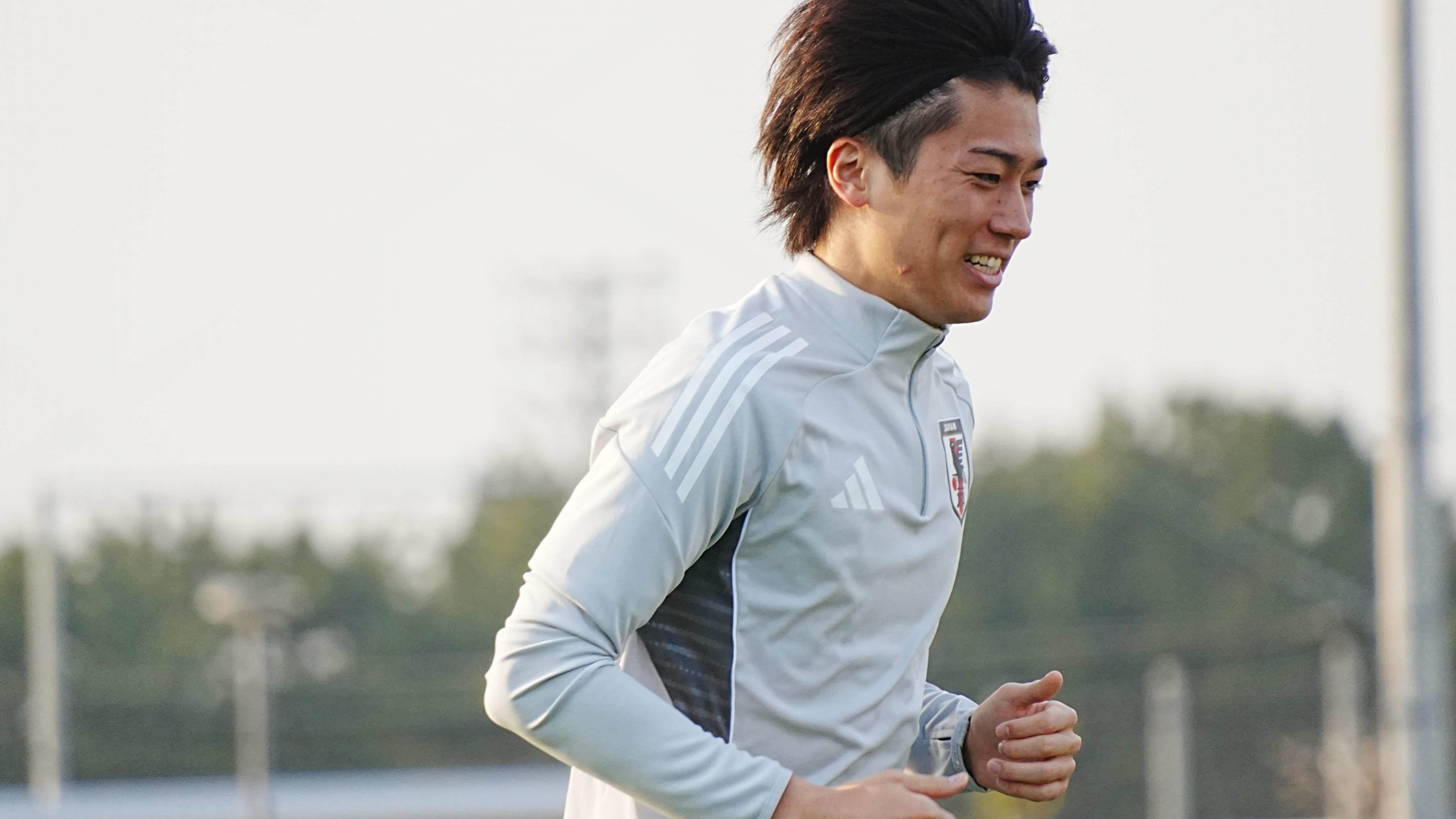 日本代表MF中村敬斗が「生き残りをかけてやっていく」サウジ戦へ