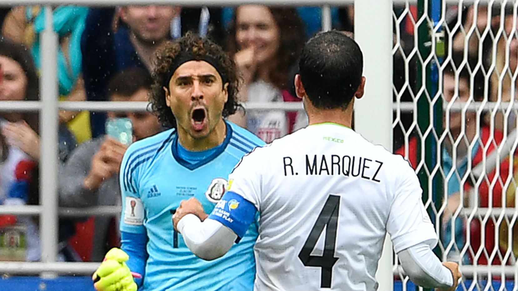 Guillermo Ochoa Rafa Marquez Mexico