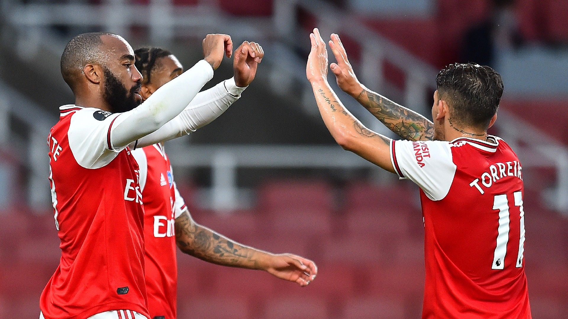 Lacazette Torreira 2020 Arsenal