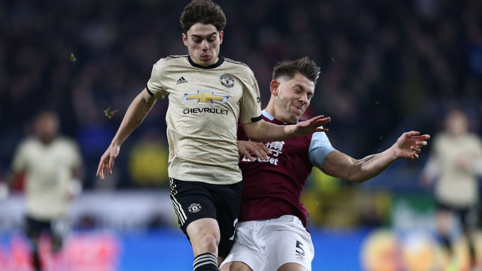 Daniel James Manchester United James Tarkowski Burnley