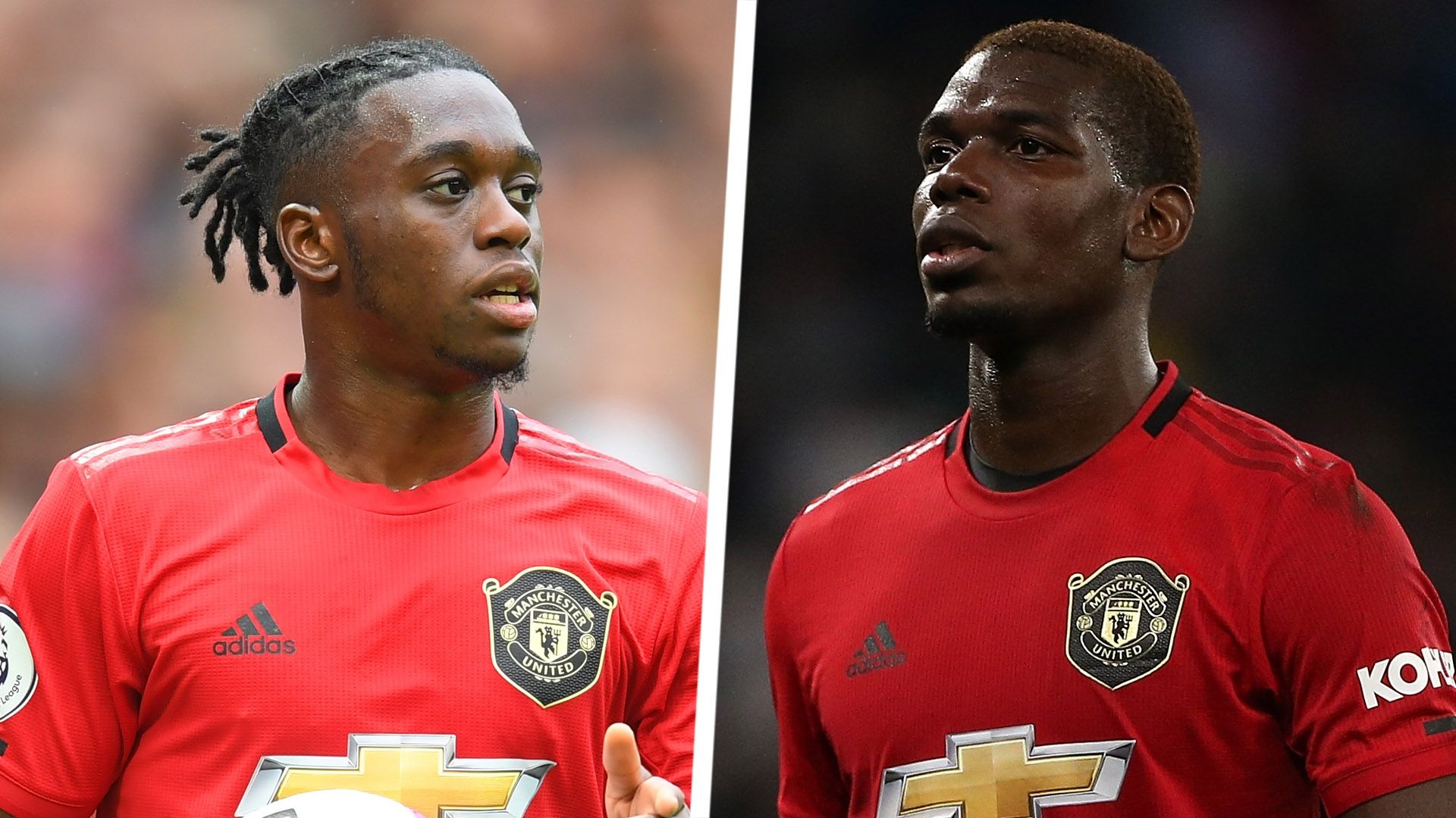 Aaron Wan-Bissaka Paul Pogba Split