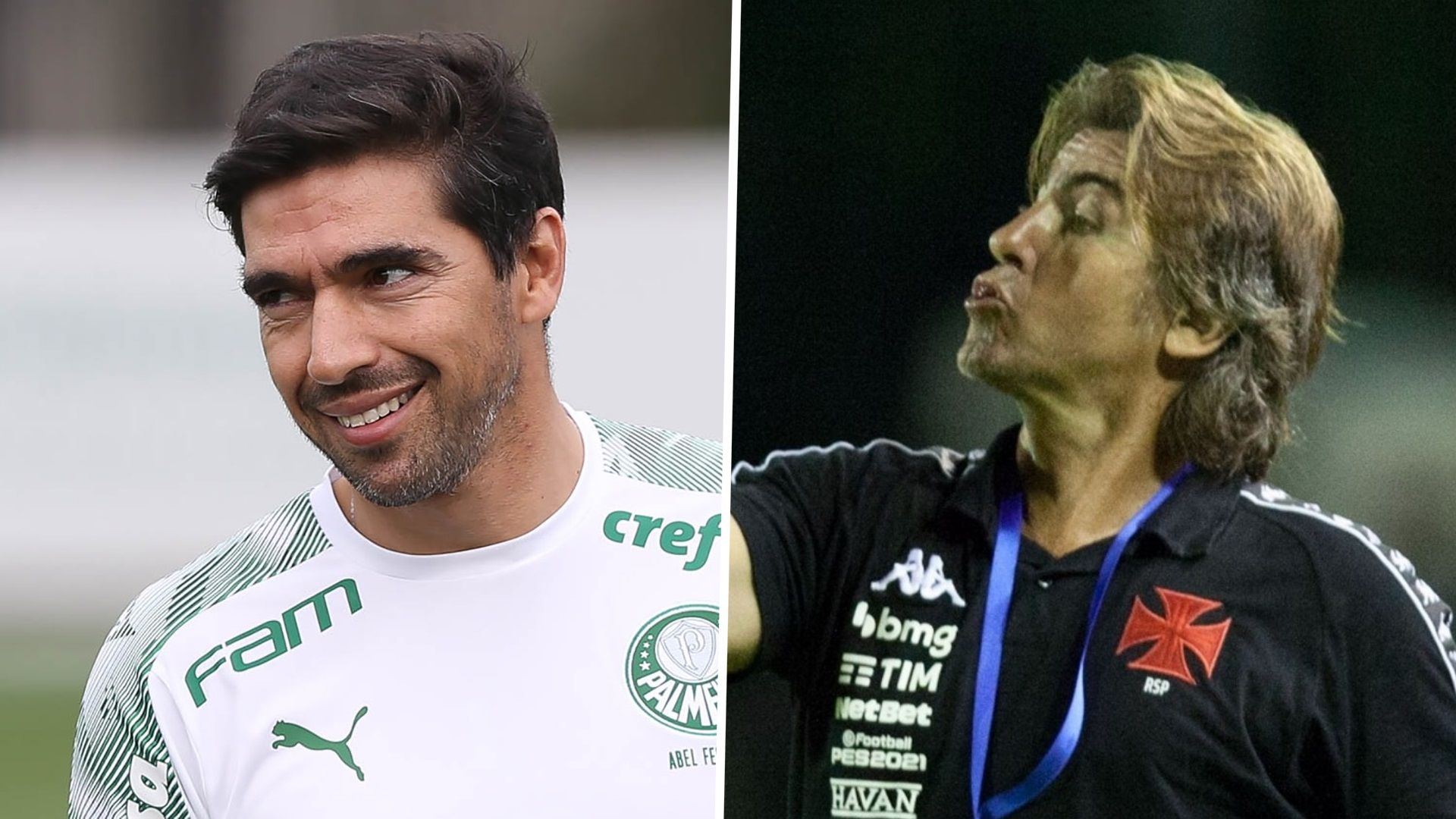 GFX Abel Ferreira Palmeiras Ricardo Sá Pnto Vasco 07 11 2020