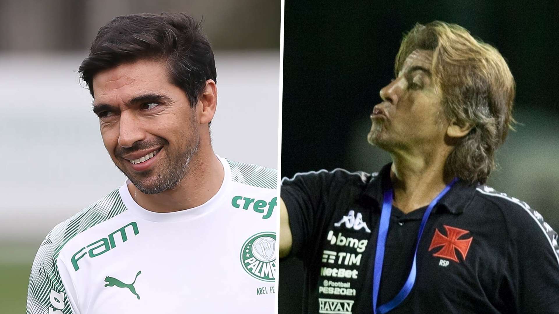 GFX Abel Ferreira Palmeiras Ricardo Sá Pnto Vasco 07 11 2020