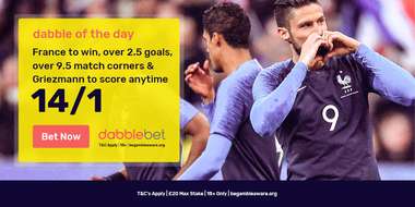 France Argentina dabble of the day graphic