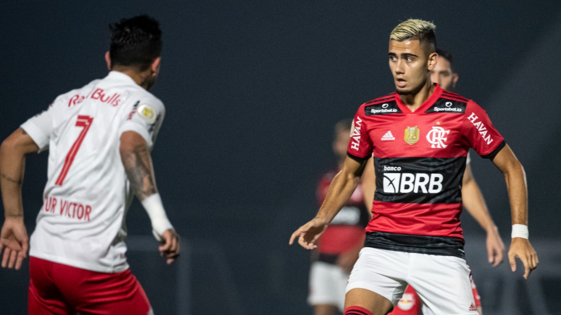Andreas Pereira Flamengo Red Bull Bragantino Brasileirão 06 10 2021