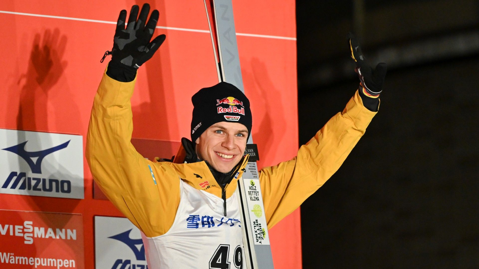 Andreas Wellinger of Germany (3rd place ) 