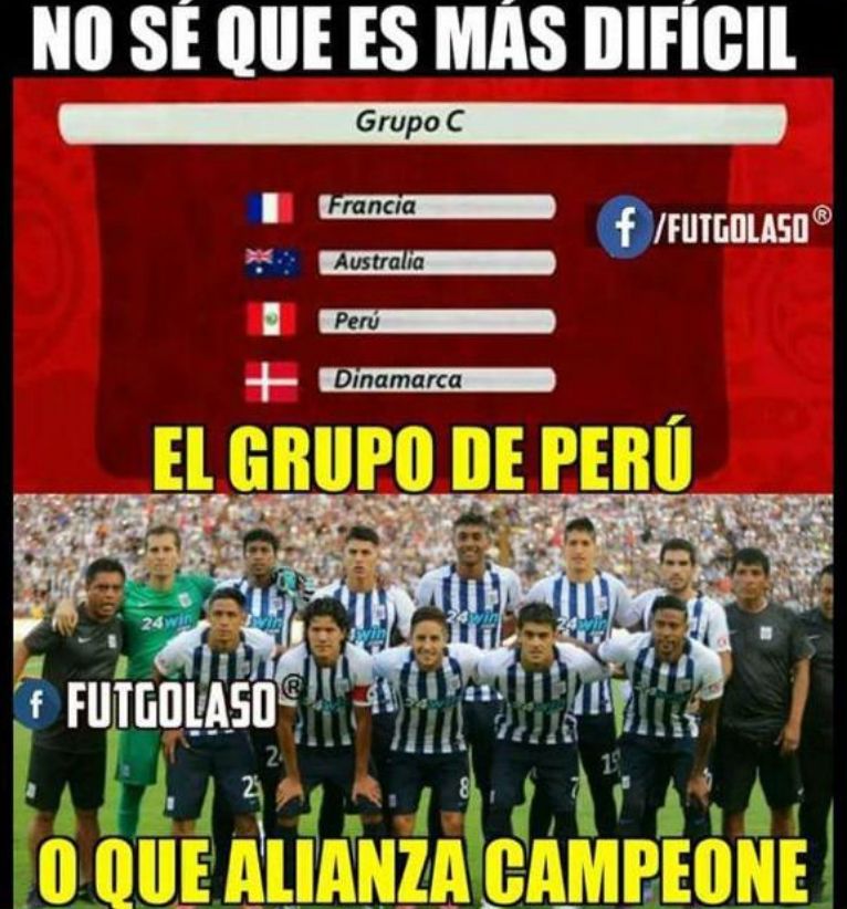 Memes Perú vs Dinamarca
