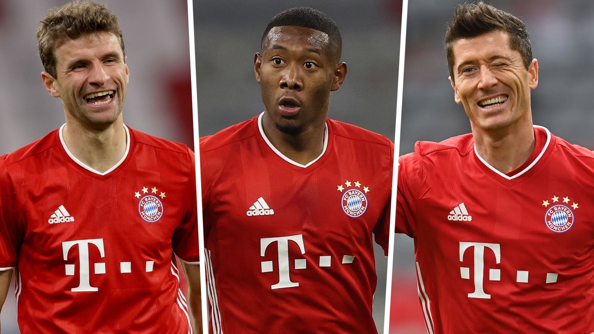 Thomas Muller David Alaba Robert Lewandowski