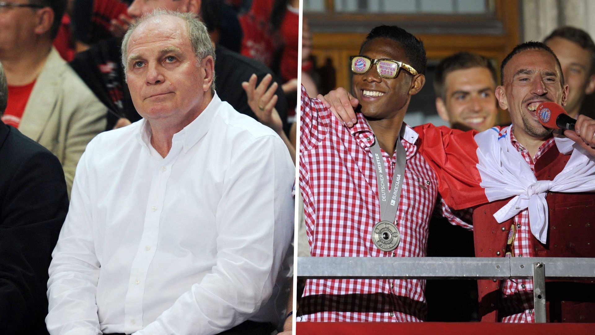 GER ONLY Hoeneß Alaba Ribery