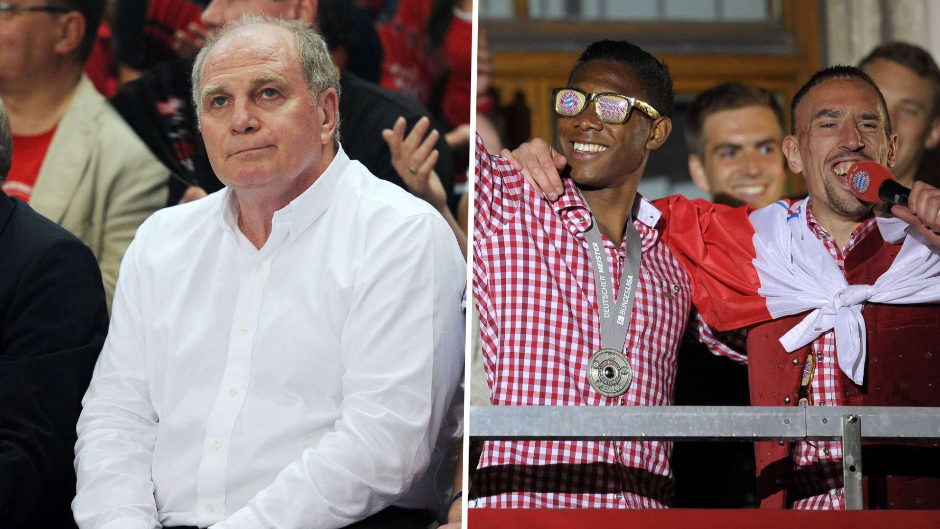 GER ONLY Hoeneß Alaba Ribery