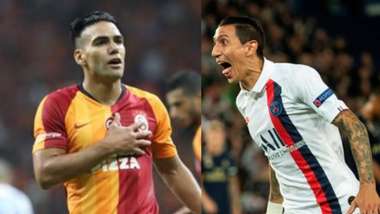 Radamel Falcao Galatasaray Angel Di Maria PSG